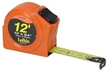 Tools : Lufkin 3/4 Inch X 12 Foot Engineer's Hi Viz Power Return Tape