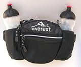 Gurttasche, Trinkgurt mit 2 Trinkflaschen, f&uuml;r Nordic-Walking, Jogging, Wandern, Biken - Everest
