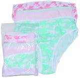 Girls' Healthtex 3-Pack Bikini/Brief Underwear with Camouflage Print