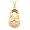 10k Yellow Gold Diamond Shoe Pendant (1/20 cttw, I-J Color, I3 Clarity)