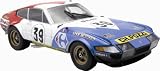 FERRARI 365 GTB/4 COMPETIZIONE 1972 LE MANS 24 HOURS POZZI /CARREFOUR # 39 GT CLASS WINNER JEAN CLAUDE ANDRUET - CLAUDE BALLOT-LENA LIMITED EDITION MINICHAMPS EXCLUSIVE