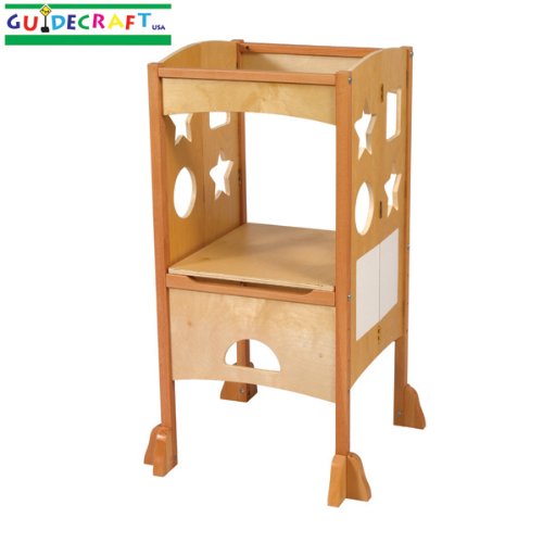 Guidecraft All Grown Up Kitchen Helper Step Stool