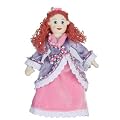 Fingerpuppe Prinzessin K�nigin Handspielpuppe Kasperlfigur Kasperle Figur M�rchen M�dchen Geschichte Puppenstube Puppe rosa Kleid