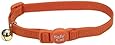 Coastal Pet Products CCP7001SSO Nylon Safe Cat Adjustable Breakaway Collar with Bells, Sunset Orange
