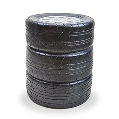 Tires Wheels Stacked Stool Novelty Garage Gift