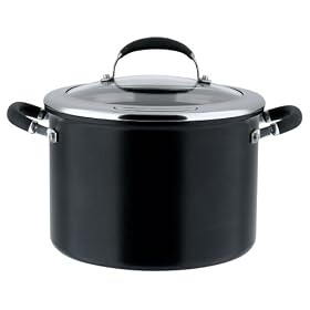 Circulon Elite Hard Anodised Stockpot, 24 cm, 7.6 Litre