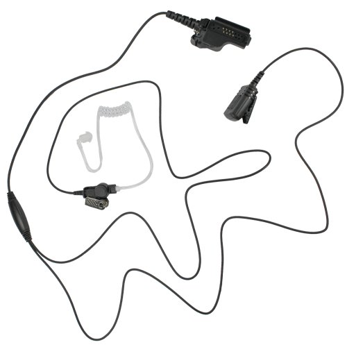 ExpertPower® 2-wire Surveillance Earpiece PTT Mic for Motorola HT1000 JT1000 MT2000 GP900 GP9000 MTS2000 MT6000 MTX838 MTX900 MTX1000 MTX8000 MTX9000 MTX-LS XTS2000 MTX2500 XTS3000 XTS3500 XTS5000 XTS5100 XTS7700