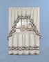 Country Cows Three Piece Cream Window Curtain Tier Set