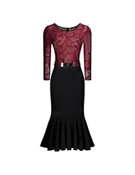 Polyester Mermaid Round Neck Evening Dress/Wedding Party Dress 