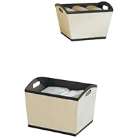 Organize It All Jute Arch Basket, 1-Large/1-Small