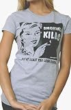 David & Golitath SMOKING KILLS Junior's T-shirt- Choice of Sizes