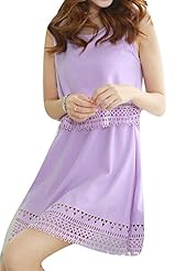 Round Neck Pleated General Print Sleeveless Chiffon  Dress