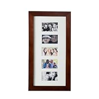 SEI Photo Display Wall-Mount Jewelry Armoire, Cherry