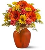 Orange Gerberas and Yellow Daisy Flowers Bouqeut Bountiful Blooms