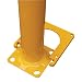 Vestil BOL-RF-24-4.5 Surface Mounted Removable Steel Pipe Safety Bollard, 4-1/2" OD, 24" Height
