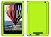 Bobj Rugged Case for Nexus 7 1st Generation 2012 WiFi or 3G/4G Tablet (Not for Nexus 7 FHD 2nd Generation 2013) - BobjGear Custom Fit - Sound Amplification - BobjBounces Kid Friendly - Gotcha Green