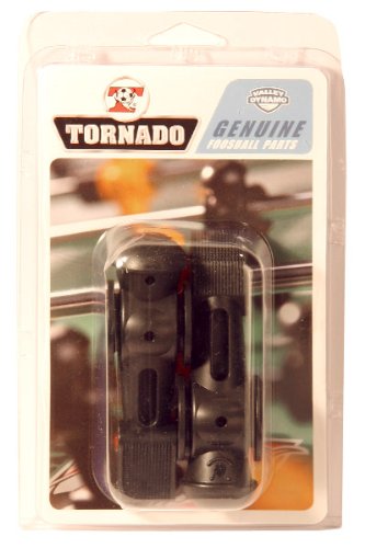 Tornado Foosball Counterbalanced Black Foosball Men