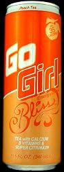 8 Pack - Go Girl Bliss Energy Drink - Peach Tea - 11.5oz.