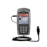 Classic Straight USB Cable for the Blackberry 7130e with Power Hot Sync and Charge capabilities - Gomadic Brand w/ TipExchange Technology