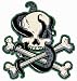 Disney Pirates Caribbean 2 Movie - Skull Tentacle Patch