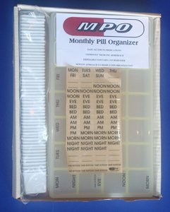 MPO Monthly Pill Box Starter Kit