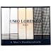 Men's Fancy Cotton Handkerchief 6 Pack by Umo Lorenzo in Khaki