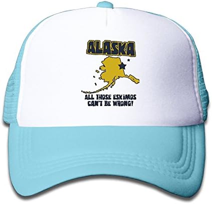 Alaska State Eskimos Funny Saying Adjustable Kid Mesh Snapback Hats