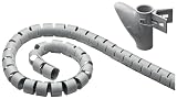 Wentronic Flexibler Spiralschlauch 2,5 m silber
