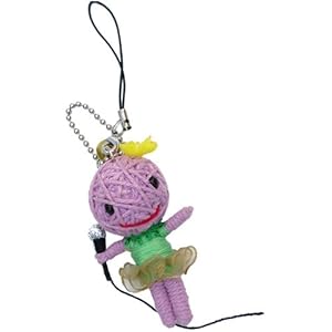 【クリックで詳細表示】ポクポン/POK-PONG《魅力 人気運/Idol》お守りストラップ/災いを食べてくれるタイから来たおまもり人形☆開運グッズ通販☆