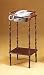 Square Walnut Stand - Coaster 3309