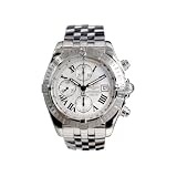 Breitling Windrider Chronomat Evolution Ivory Dial Mens Watch A1335611 A653 by Breitling