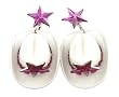Cowgirl Hat Earrings