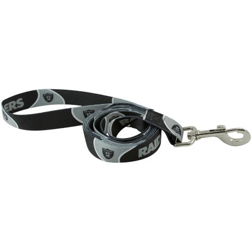Oakland Raiders 6' Black Pet Leash