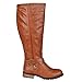Journee Collection Womens Regular Sized and Wide-Calf Side-Zipper Knee-High Riding Boot