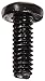 Small Parts Steel Pan Head Machine Screw, Black Oxide Finish, Meets ASME B18.6.3, #1 Phillips Drive, #2-56 Thread Size, 1/4