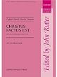 Christus factus est: Vocal score