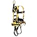 Full Body Harness, L, 425 Lb., Ylw/Blk