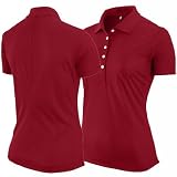 Nike Golf Women's New Nike Tech Pique Polo (Team Crimson, Medium)