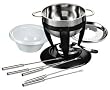 Classic Fondue Set, Stainless Steel, 10 Piece