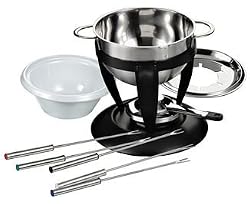 Classic Fondue Set, Stainless Steel, 10 Piece