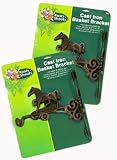 Review WATSONS  / Cast Iron Bracket - Horse - Gold - Pack of 2