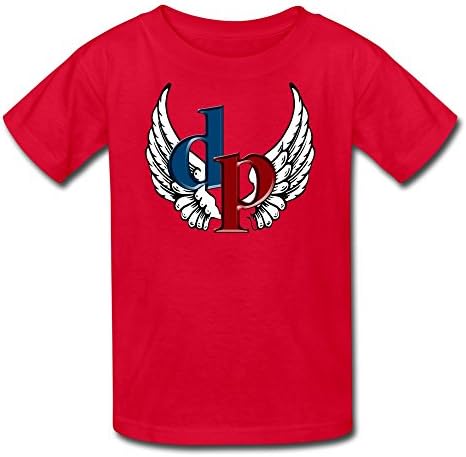 HeZone Kid's Dude Perfect DP Logo T-shirts Red S
