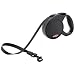 Flexi Classic 3 Retractable Tape Leash, Large, 110lbs, Black 16ft.