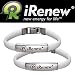 IRenew Energized Bracelet As Seen On TV - White (Set Of 2)
