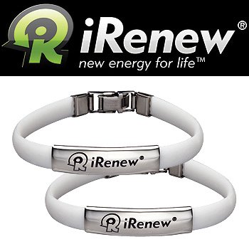 I-Renew Bracelet, White 2pk