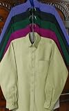 Neil Allyn Poplin Button Down Poly/Cotton Teflon Coated Shirt for men - CLEARANCE PRICE