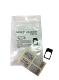 Ubest製マイクロSIMアダプタ for Apple iPhone4 / 4S / iPad ブラック 下駄