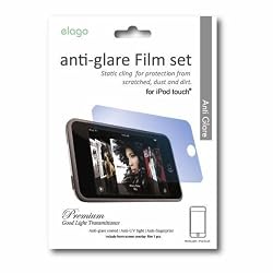 Apple iPod Touch 1G Premium Anti-Glare (Smudge Free, Full Face Film)- (Elago Brand) Made in korea