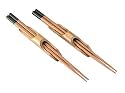Joyce Chen Burnished Bamboo Chopstick Set with Holders