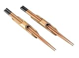 Kitchen & Housewares : Joyce Chen Burnished Bamboo Chopstick Set with Holders